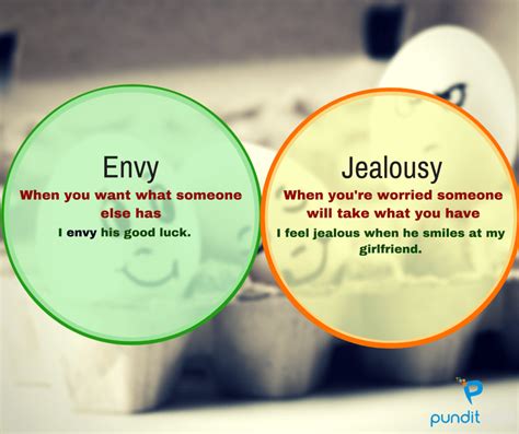 Envy Vs Jealous Pundit Cafe Envy Quotes Cool Words Words