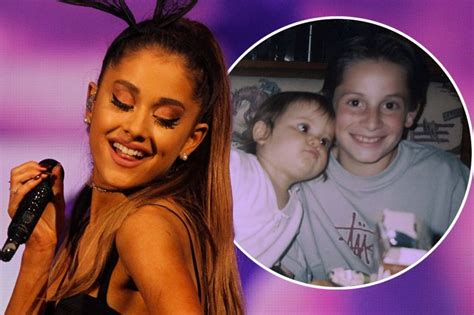 Ariana Grande Shares Adorable Throwback With Brother Frankie As He