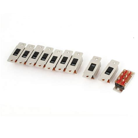 110v220v Dual Position 6 Pin Dpdt Voltage Selector Slide Switch 10pcs