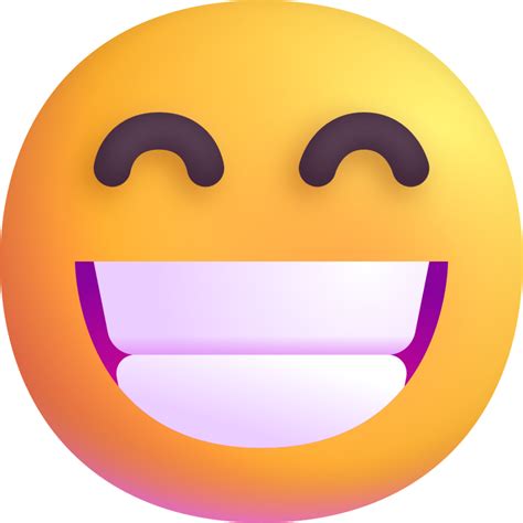 Beaming Face With Smiling Eyes Emoji Download For Free Iconduck