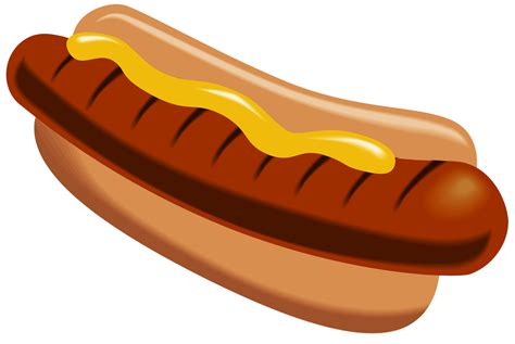 Free Hot Dog Clipart Clipart Best