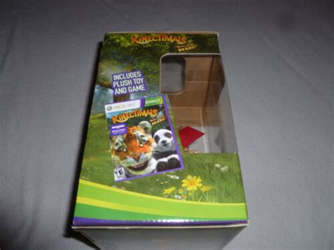 New In Box Xbox 360 Kinect Kinectimals Fao Schwarz Plush Bear And Game