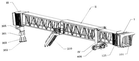 Patent Us6212724 Passenger Boarding Bridge For Narrow Body Aircraft