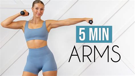 5 Min Toned Arms Workout Beginner Friendly Clearly Women