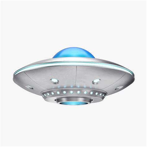 Cartoon Ufo 3d Model Cgtrader