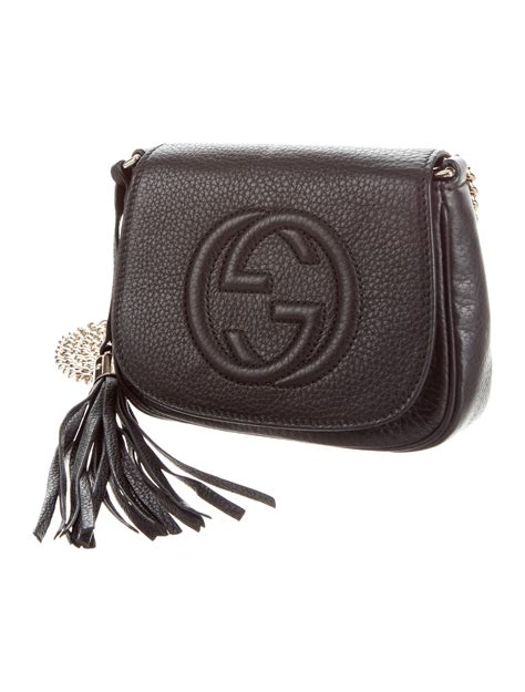 Gucci Soho Chain Crossbody Bag Handbags Guc149653 The Realreal