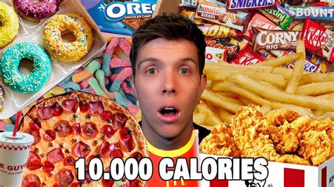 10 000 calorie challenge 12 hours epic cheatday man vs food youtube