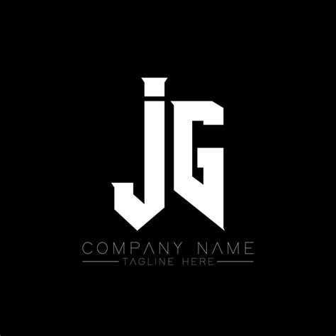 Jg Letter Logo Design Initial Letters Jg Gamings Logo Icon For
