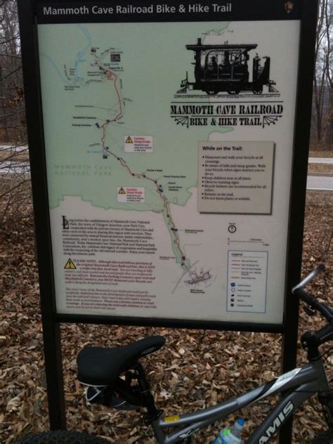Mammoth Cave Railroad Mountain Bike Trail In Park City Kentucky