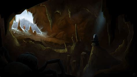 Artstation Mountain Cave Environment Concept