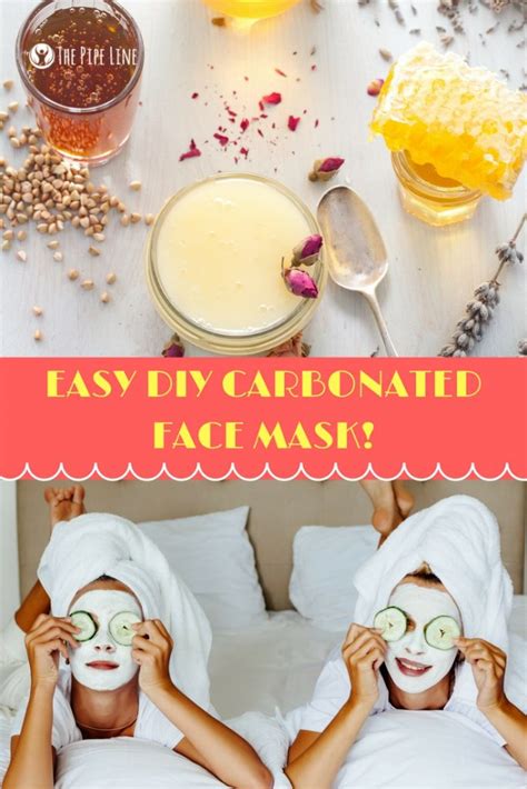 The Pipe Line Easy And Fun Diy Carbonated Face Mask Try It Tonight