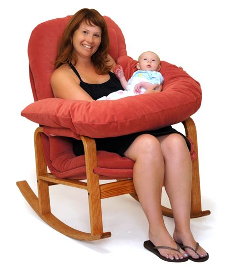 With a breastfeeding chair, you will have a relaxing place where you can nurse your baby. Rocker with Nursing Kit - Brigger Furniture by Klein Design