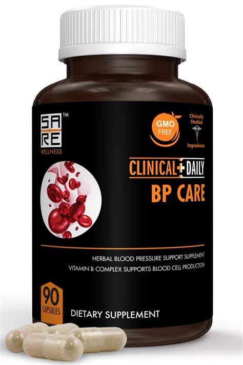 Clinical Daily Blood Pressure Support BP Optimizer Heart Health