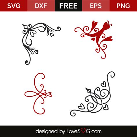 Download Free 16375 Svg Decorative Corner Border Svg File For Free