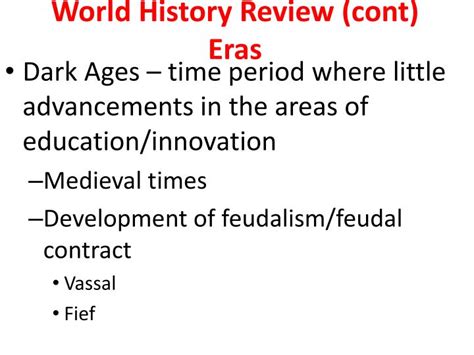 Ppt World History Review Cont Eras Powerpoint Presentation Free