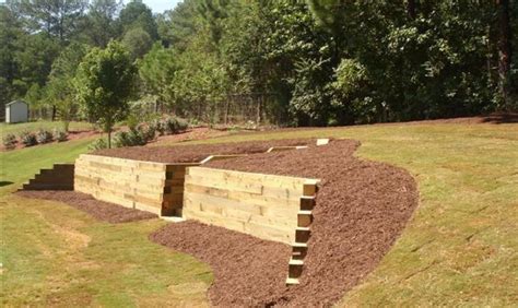 Timber Retaining Wall Designs Timber Retaining Wall Designs Landscape