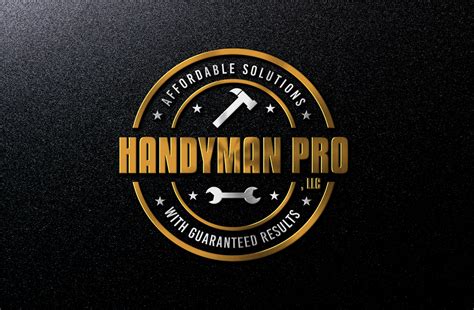 Upmarket Modern Handyman Logo Design For Affordable Solutions With