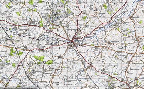 Historic Ordnance Survey Map Of Buckingham 1946