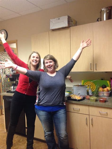 Natalie And Courtney Having A Blast Getting Snacks Ready In The Kitchen