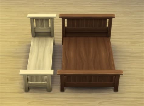 The Missionary Bed By Plasticbox A Single And — Ts4 Cc Add Ons