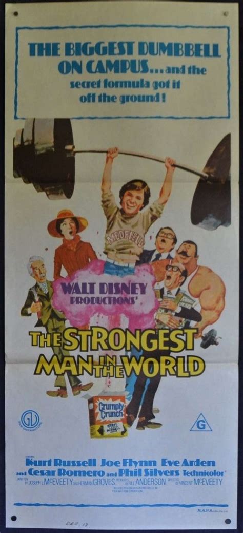 All About Movies The Strongest Man In The World Daybill Poster 1975