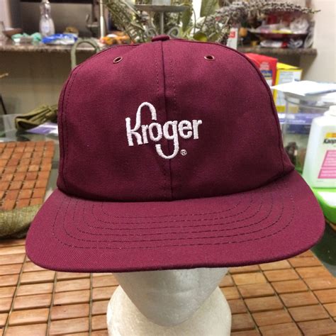 Vintage Kroger Trucker Snapback Hat 1990s Etsy