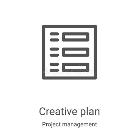 Creative Plan Icon Vector From Project Management Collection Thin Line