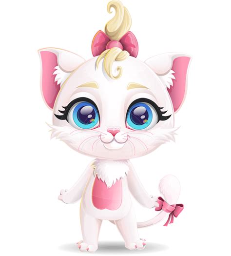 Cute Female Cat Cartoon Character Graphicmama In 2021 Cartoon