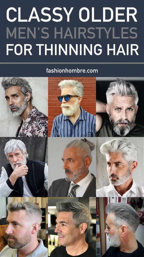 Classy Hairstyles For Older Men With Thinning Hair Old Man