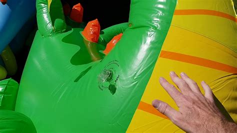 Giant Inflatable Green Dragon Deflation Youtube
