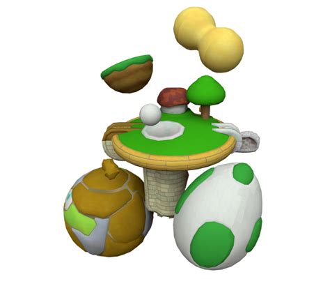 Wii Super Mario Galaxy Mini Good Egg Galaxy The Models Resource