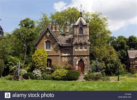 Holly Village Victorian Gothic Cottages Highgate Camden Stock