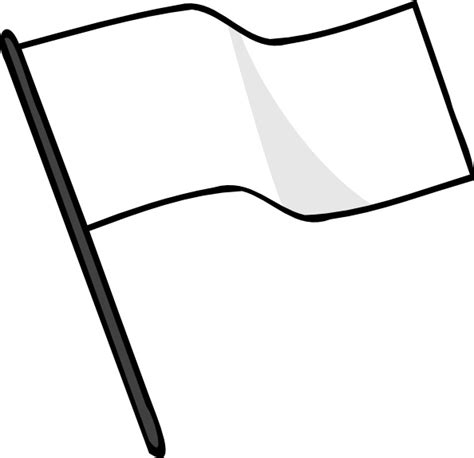 Waving White Flag Clip Art Vectors Images Graphic Art Designs In