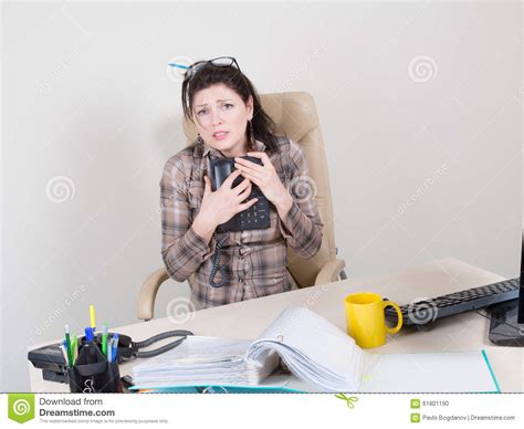 Crazy Day In Office Stock Photo Image Of Business
