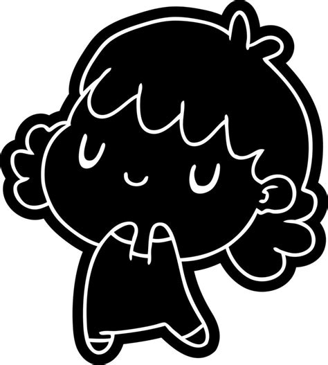Cartoon Icon Of A Cute Kawaii Girl 8938900 Vector Art At Vecteezy