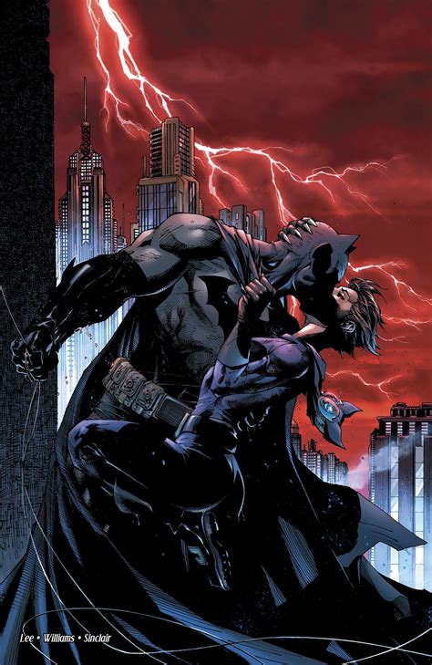 Batman And Catwoman By Jim Lee By Batmanmoumen On Deviantart