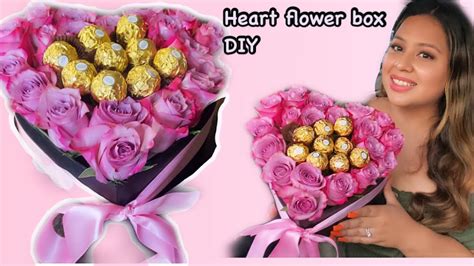 Flower And Chocolate Heart Shaped Box Diy Perfect For Any Special