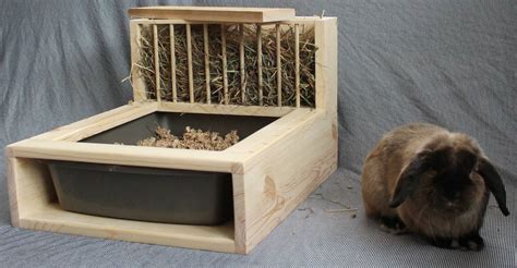 Bunny Rabbit Hay Feeder And Litter Box