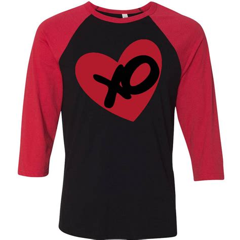 XOXO LOVE Baseball Raglan Valentines Day Shirt Custom Valentines Day