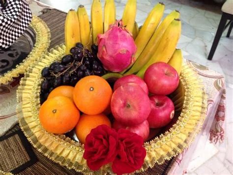 Also, you need to have some time at. indian engagement tray decoration - Google Search | Fruit ...