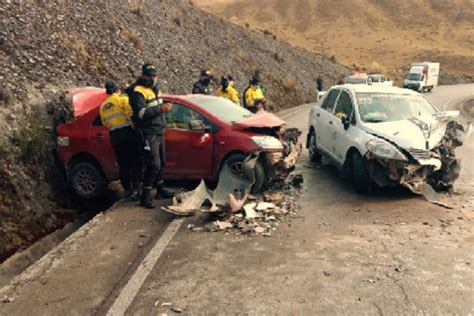 Choque Frontal En La Carretera Central Deja Una Mujer Muerta Y Tres