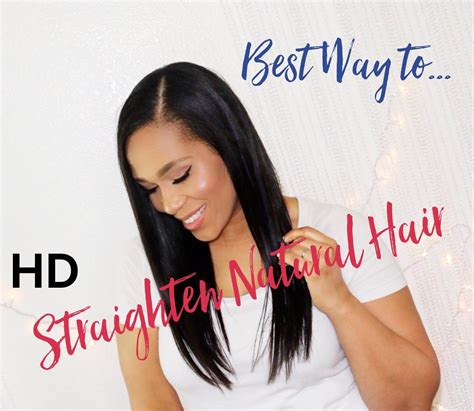Best Way To Straighten Natural Hair The Mane Choice Signature Pro