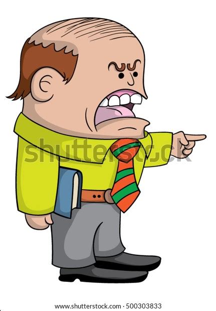 Angry Teacher Illustrations Royaltyfree Vector Graphics Clip Art