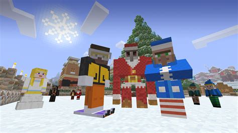 Minecraft Skin Packs For Xbox Keep Coming Festive Mash Up Pack To Add