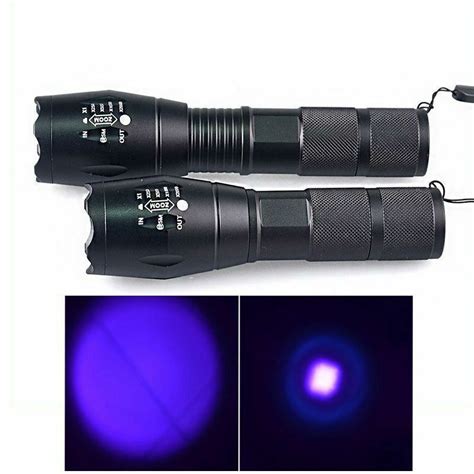 Uv Blue Light Flashlight Ultraviolet Led Ultra Violet Light Detect