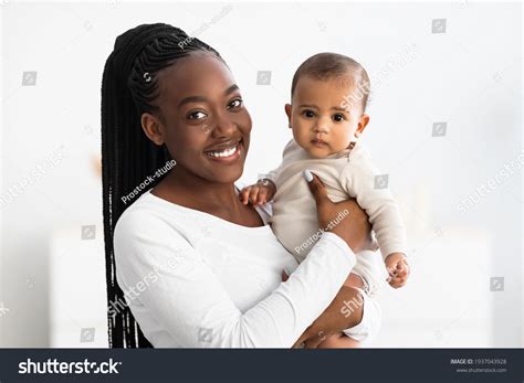 African American Mom Hugging Her Cute Stock Photo Shutterstock