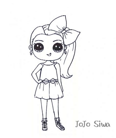 Coloring pages paw patrol coloring pages. Jojo Siwa Coloring Page | Cricut | Coloring pictures for ...
