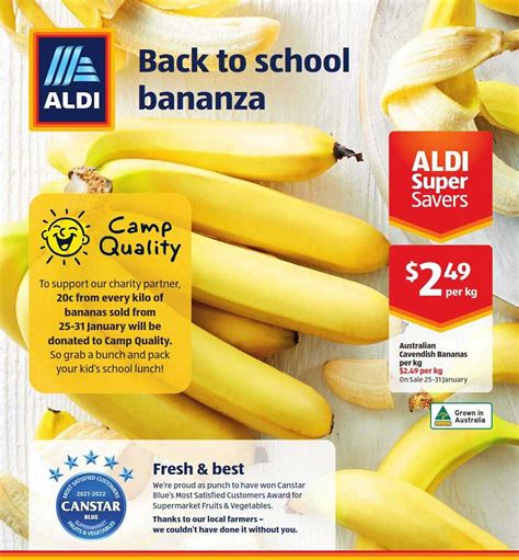 Australian Cavendish Bananas Offer At Aldi Au
