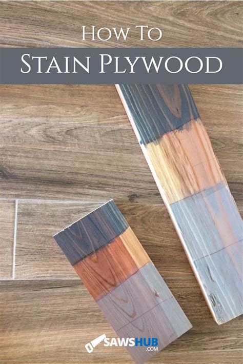 How To Select Stain And Finish Plywood Finished Plywood Easy