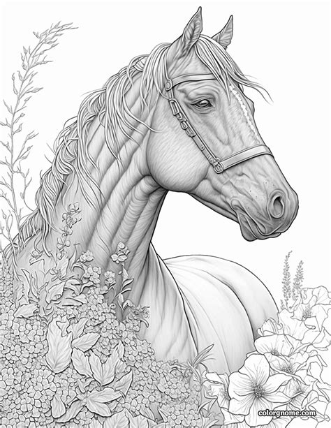 Free Horse Coloring Page